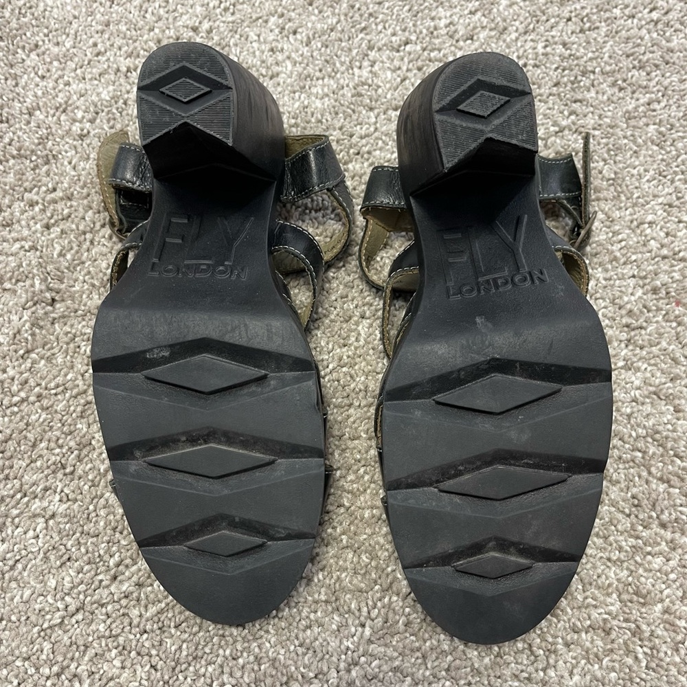 Fly London Strappy Maye Wedges - Picture 7 of 13